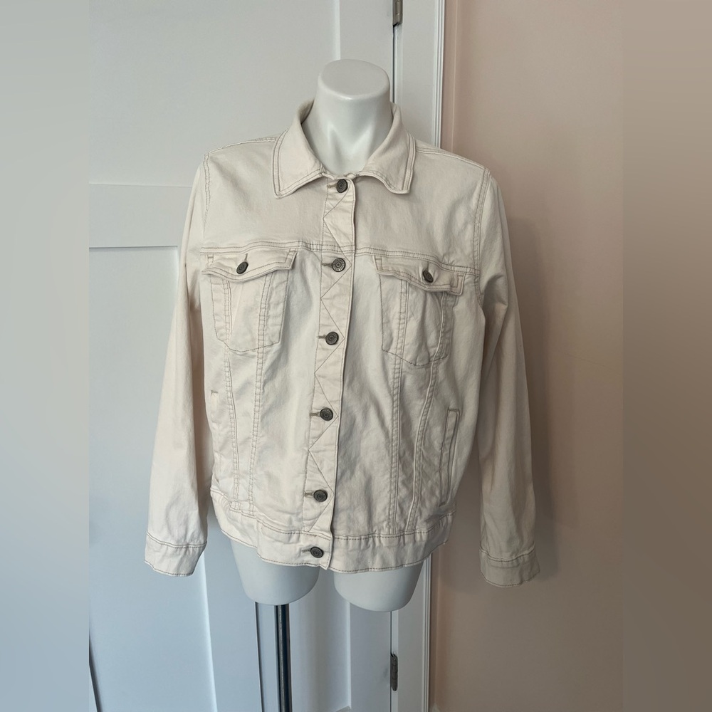 Sonoma Cream Denim Jacket